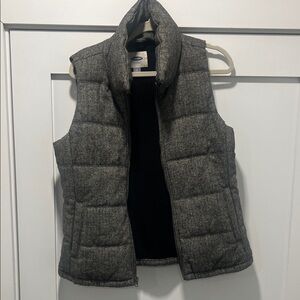 Old Navy Charcoal Quilted Vest